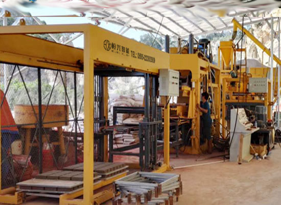 透水磚機生產線